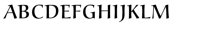 Alcuin Regular Font UPPERCASE