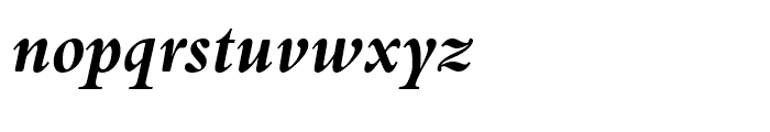 Aldine 401 BT Bold Italic Font LOWERCASE