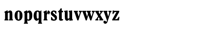 Aldine 721 Bold Condensed Font LOWERCASE