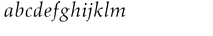 Aldus Italic Font LOWERCASE