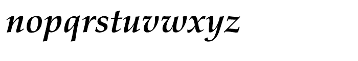 Aldus nova Book Bold Italic Font LOWERCASE