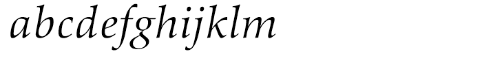 Aldus nova Book Italic Font LOWERCASE