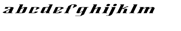 Alexander Bold Oblique Font LOWERCASE