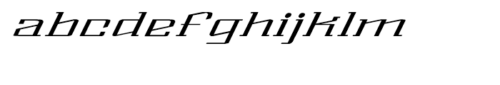 Alexander Light Oblique Font LOWERCASE