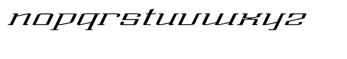 Alexander Light Oblique Font LOWERCASE