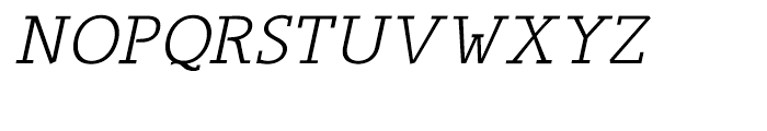 Alexandrya Italic Font UPPERCASE
