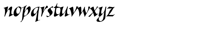 Alexia Classic Italic Font LOWERCASE
