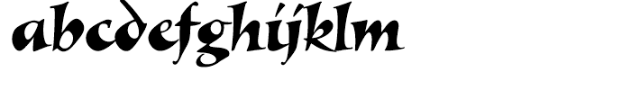 Alexia Regular Font LOWERCASE