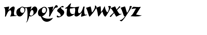 Alexia Regular Font LOWERCASE