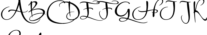 Alfina Regular Font UPPERCASE