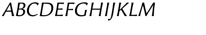 Alinea Incise Light Italic Font UPPERCASE