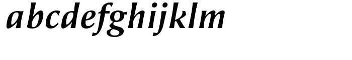 Alinea Incise Medium Italic Font LOWERCASE