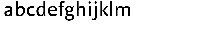 Alinea Sans Regular Font LOWERCASE
