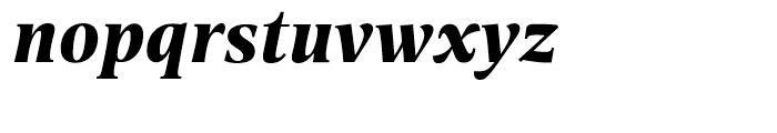 Alinea Serif Bold Italic Font LOWERCASE