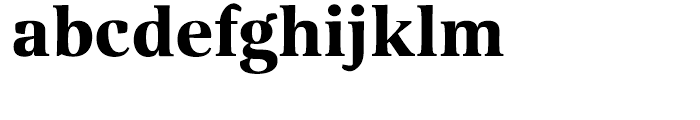 Alinea Serif Bold Font LOWERCASE