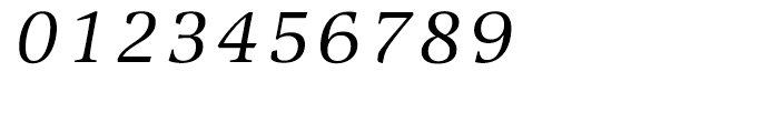 Alinea Serif Light Italic Font OTHER CHARS