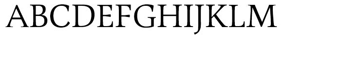 Alinea Serif Light Font UPPERCASE