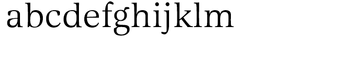 Alinea Serif Light Font LOWERCASE