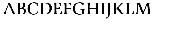 Alinea Serif Regular Font UPPERCASE
