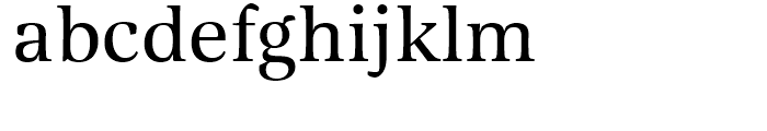 Alinea Serif Regular Font LOWERCASE