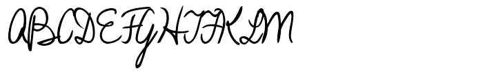 Allan Handwriting Regular Font UPPERCASE