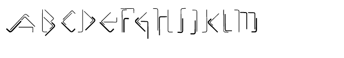 Allen Keys Font UPPERCASE