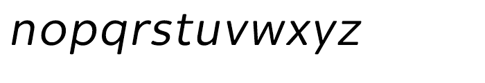 Alleyn Regular Italic Font LOWERCASE
