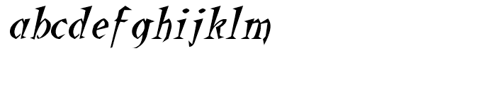 Allspeed Italic Font LOWERCASE