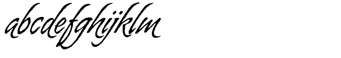 Almond Script Regular Font LOWERCASE