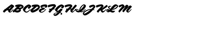 Aloha Script Font UPPERCASE