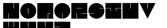 Alpha Bloc Sculpture Font LOWERCASE