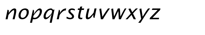 Alphabet Italic Font LOWERCASE