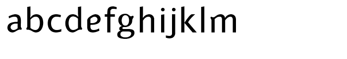 Alphabet Regular Font LOWERCASE