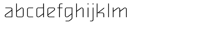 Alphaville Thin Font LOWERCASE