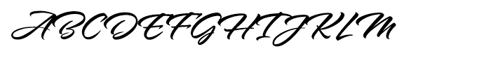 Alpine Script Regular Font UPPERCASE