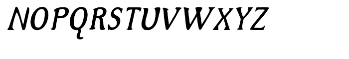 Alta Italic Font UPPERCASE