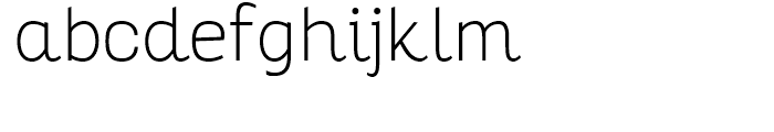 Altair Thin Font LOWERCASE