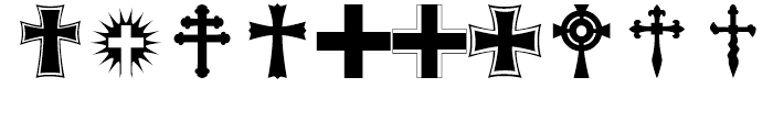 Altemus Crosses Regular Font OTHER CHARS