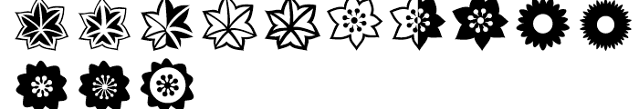 Altemus Flowers Regular Font UPPERCASE