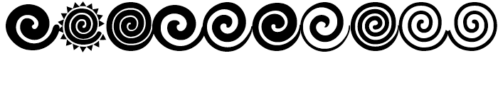 Altemus Spirals Bold Font OTHER CHARS