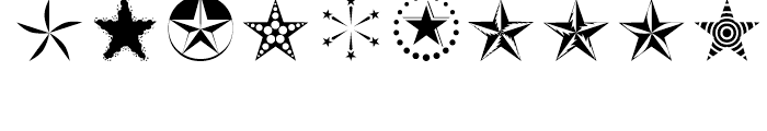 Altemus Stars Three Font OTHER CHARS