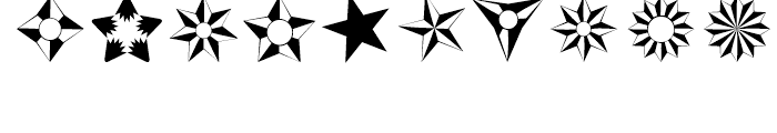Altemus Stars Font OTHER CHARS
