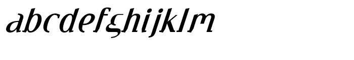 Alterna Bold Italic Font LOWERCASE