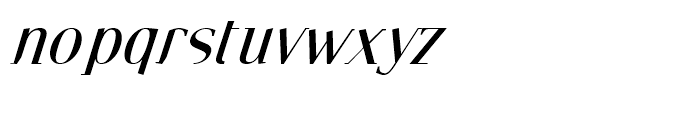 Alterna Italic Font LOWERCASE