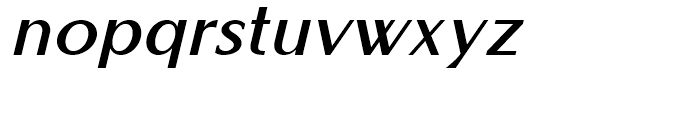 Altrincham Bold Oblique Font LOWERCASE
