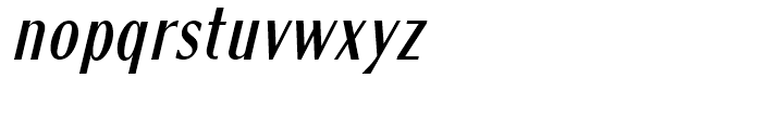 Altrincham Condensed Oblique Font LOWERCASE