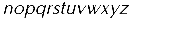 Altrincham Regular Oblique Font LOWERCASE