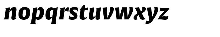 Alverata Black Italic Font LOWERCASE