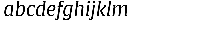 Alverata Italic Font LOWERCASE