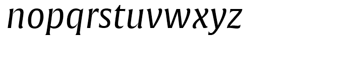 Alverata Italic Font LOWERCASE